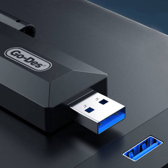Go Des GD-BT318 Çift Bantlı 1200m 300Mbps 4 Antenli Kablosuz İnternet Sağlayıcı USB WiFi Adaptör - 6