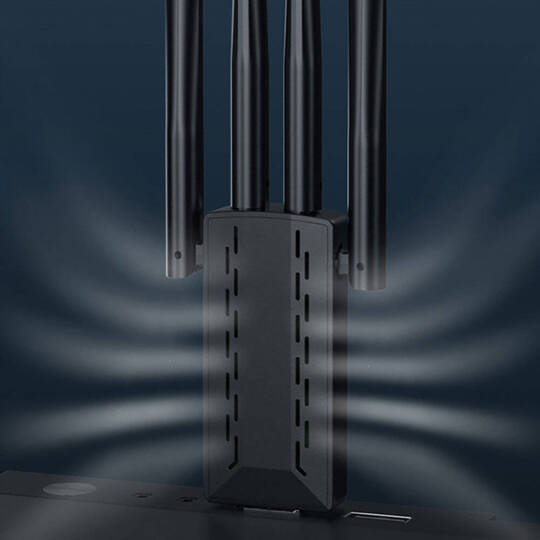 Go Des GD-BT318 Çift Bantlı 1200m 300Mbps 4 Antenli Kablosuz İnternet Sağlayıcı USB WiFi Adaptör - 11