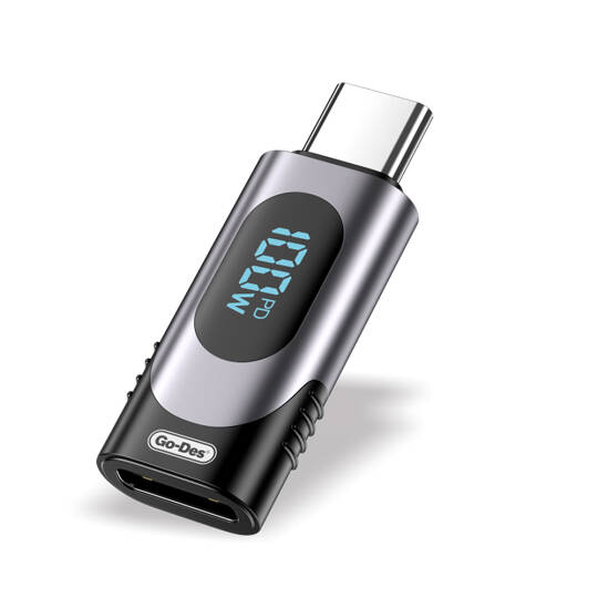 Go Des GD-CT072 Type-C to Type-C Dijital LED Göstergeli Hızlı Şarj Adaptörü 100W - 2