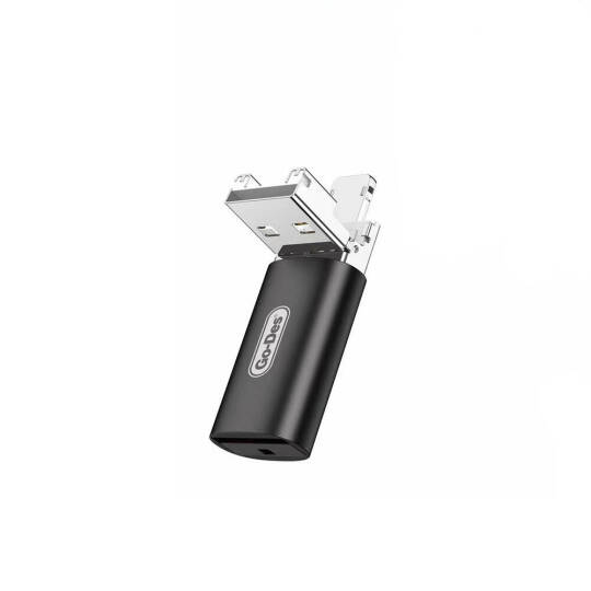 Go Des GD-CT190 TF to USB-ALightning 2in1 OTG Hafıza Kart Okuyucu