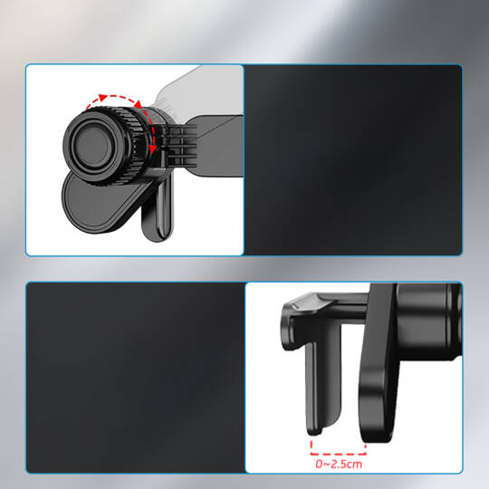 Go Des GD-HD341 V Köşeli Ayarlanabilir Magnetik Araç İçi Telefon Tutucu - 5