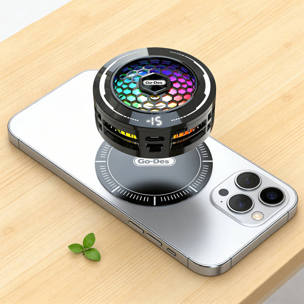 Go Des GD-PC010 Yapay Zeka Destekli Magnetik Telefon Soğutucu Fan - 3
