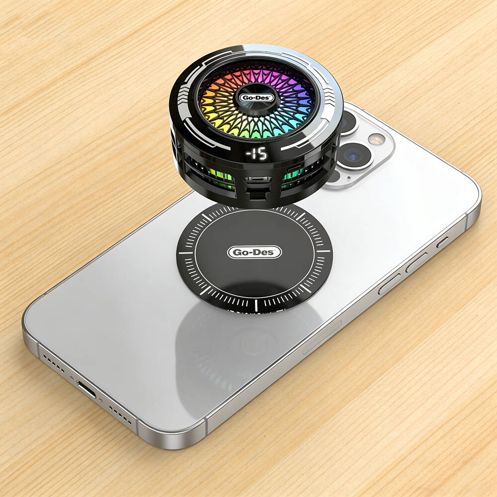 Go Des GD-PC012 Yapay Zeka Destekli Magnetik Telefon Soğutucu Fan - 3