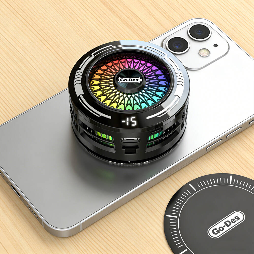 Go Des GD-PC012 Yapay Zeka Destekli Magnetik Telefon Soğutucu Fan - 4