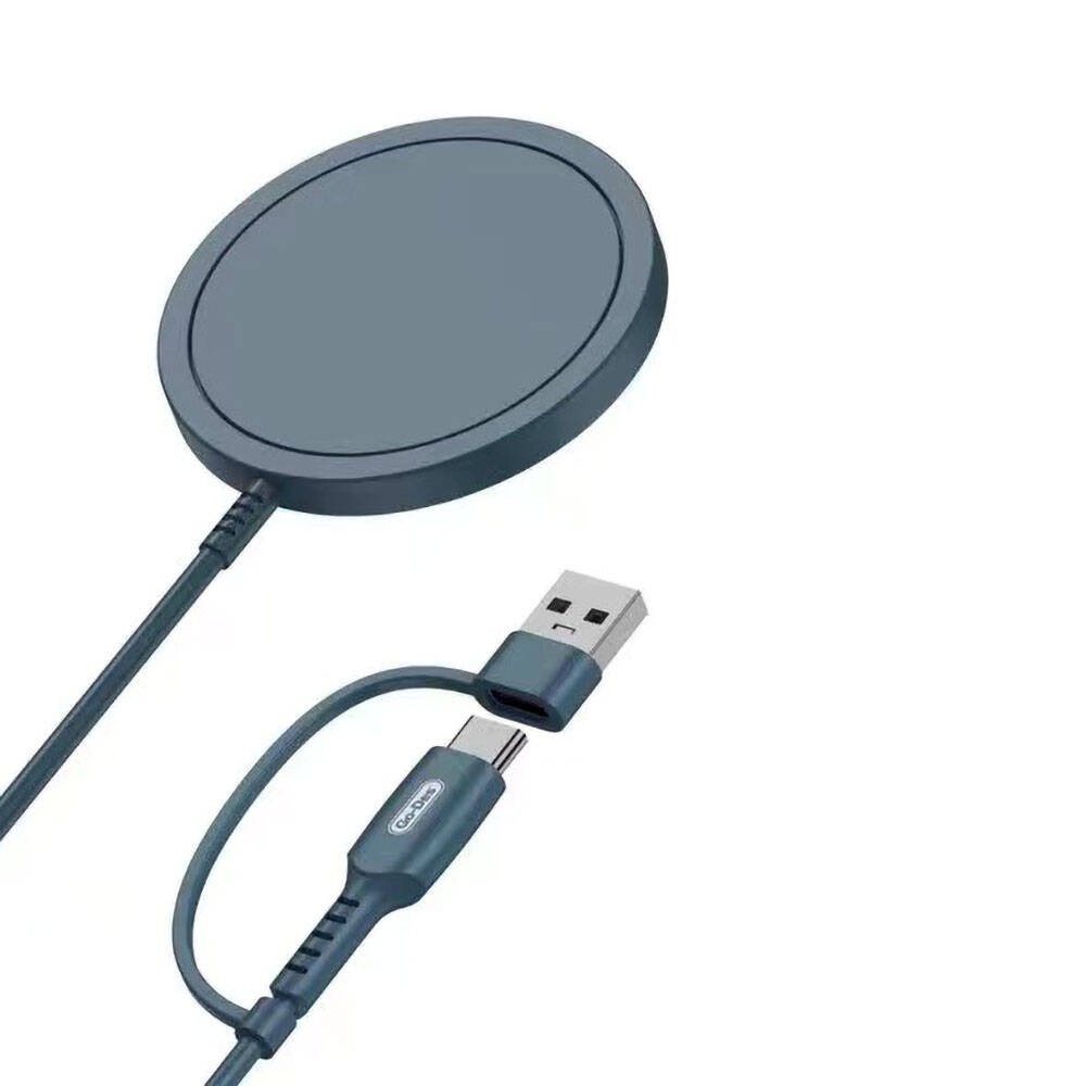 Go Des GD-UC606 2 in 1 Usb - PD M-safe Wireless Şarj Aleti 15W - 1