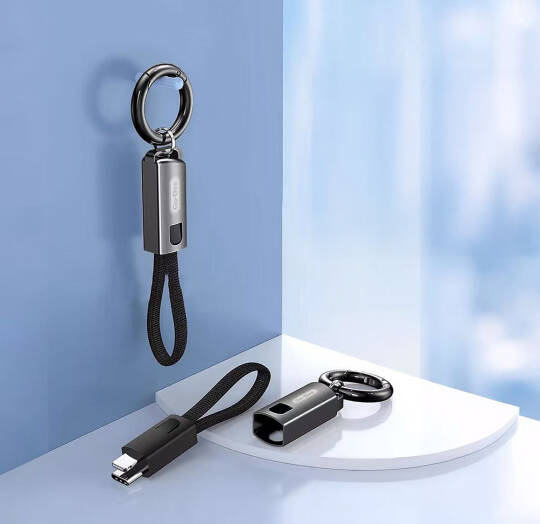 Go-Des GD-UC683 Type-C to Lightning Hızlı Şarj Özellikli Anahtarlık Data ve Şarj Kablosu 27W - 3