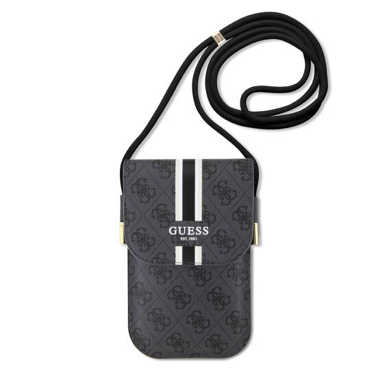 Guess Orjinal Lisanslı 4G Desenli Askılı Mıknatıs Kapaklı Çanta - 6