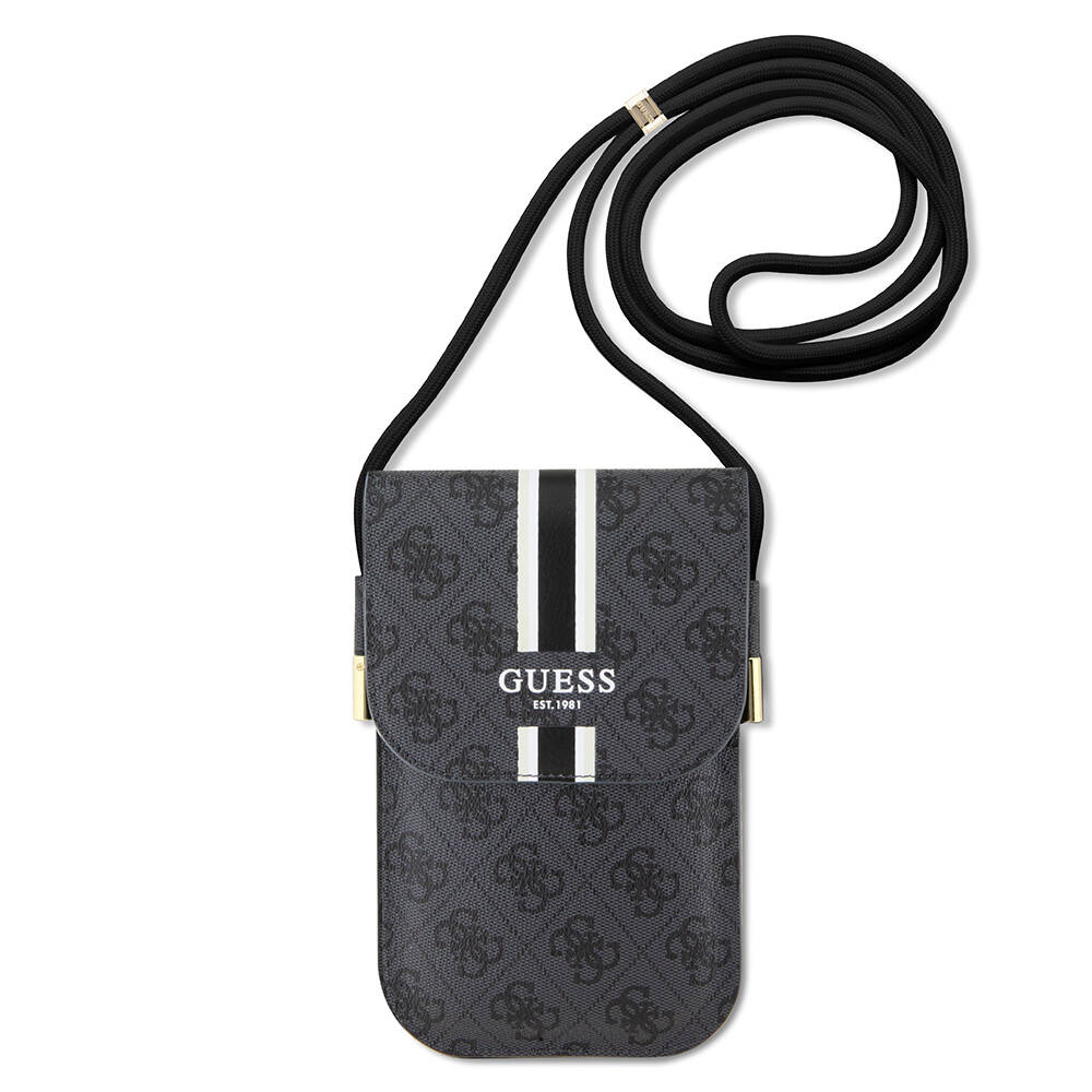 Guess Orjinal Lisanslı 4G Desenli Askılı Mıknatıs Kapaklı Çanta - 6