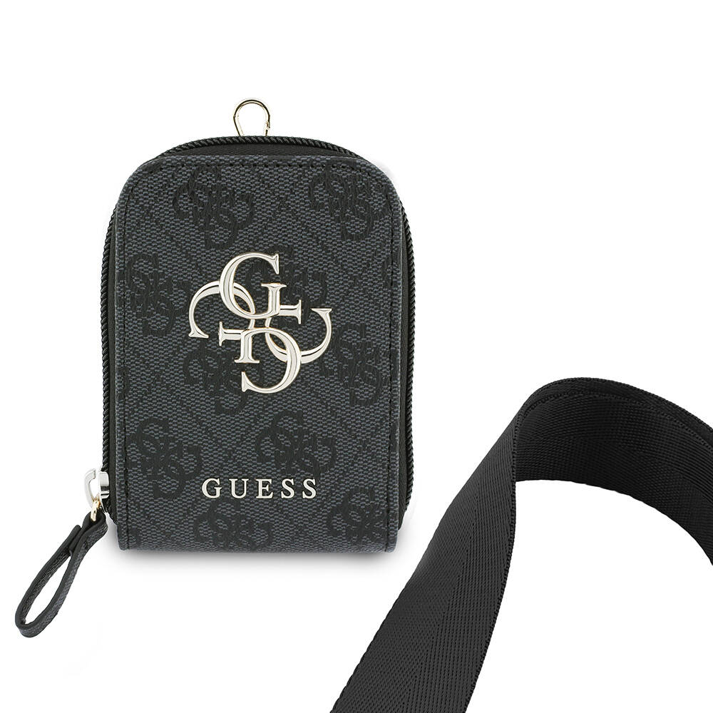 Guess Orjinal Lisanslı 4G Desenli Büyük Metal Logolu Omuz Askılı Purse El Çantası - 8