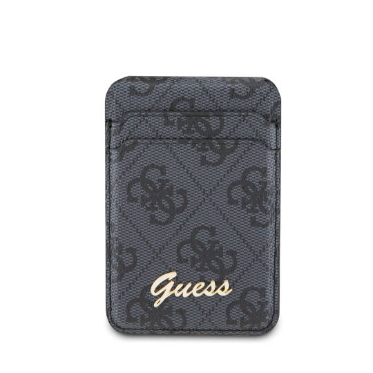 Guess Orjinal Lisanslı 4G Desenli Metal Script Logolu Magnetik Kartlık - 2