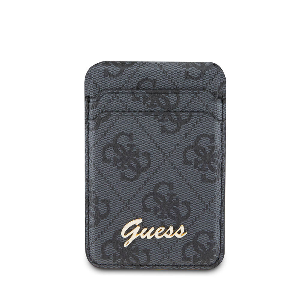 Guess Orjinal Lisanslı 4G Desenli Metal Script Logolu Magnetik Kartlık - 2