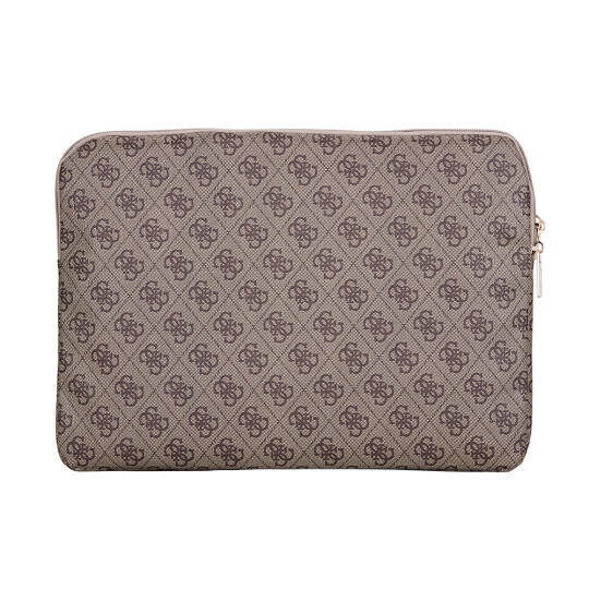 Guess Orjinal Lisanslı 4G Desenli Üçgen Logolu 14 inç Laptop Çantası - 2