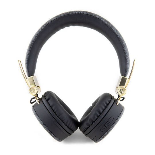 Guess Orjinal Lisanslı 4G Metal Logo PU Deri Ayarlanabilir Kulak Üstü Bluetooth Kulaklık - 7