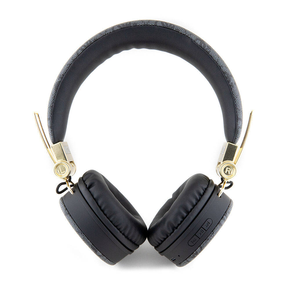 Guess Orjinal Lisanslı 4G Metal Logo PU Deri Ayarlanabilir Kulak Üstü Bluetooth Kulaklık - 7