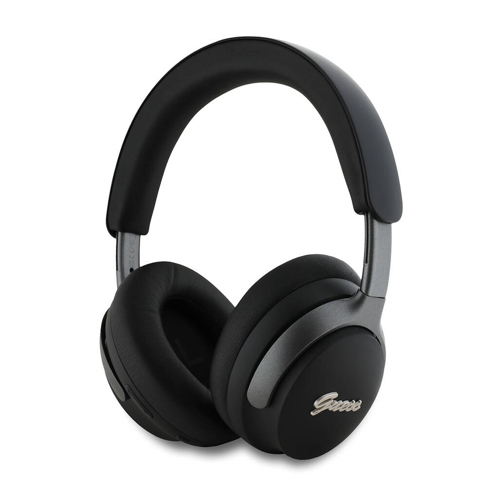 Guess Orjinal Lisanslı ANCENC Özellikli Metal Yazı Logolu Script Serisi Kulak Üstü Bluetooth Kulaklık v5.4 - 2