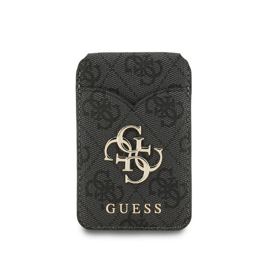 Guess Orjinal Lisanslı Aynalı Metal Büyük 4G Logolu Standlı Magnetik Kartlık - 11