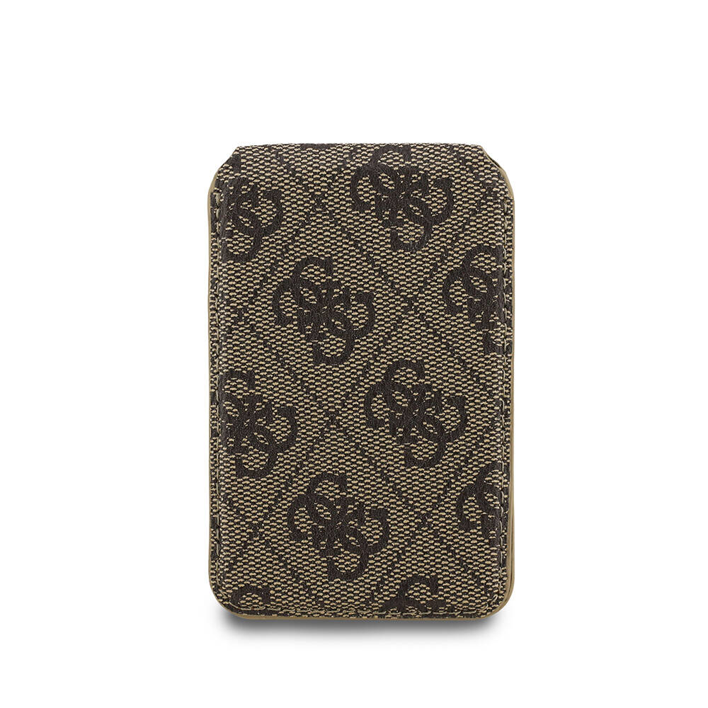 Guess Orjinal Lisanslı Aynalı Metal Büyük 4G Logolu Standlı Magnetik Kartlık - 5