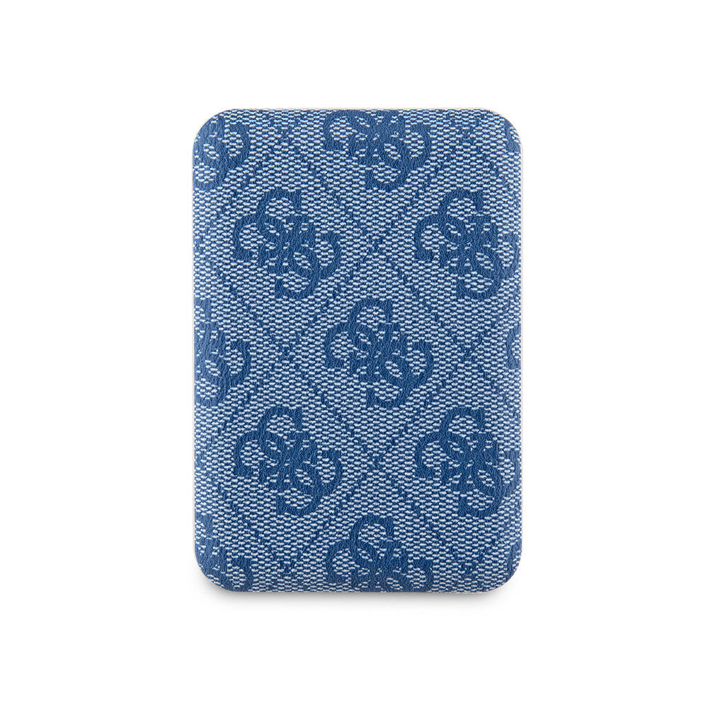 Guess Orjinal Lisanslı Dijital Led Göstergeli PU Deri 4G Desenli Metal Yazı Logolu Powerbank 5000mAh 15W - 11
