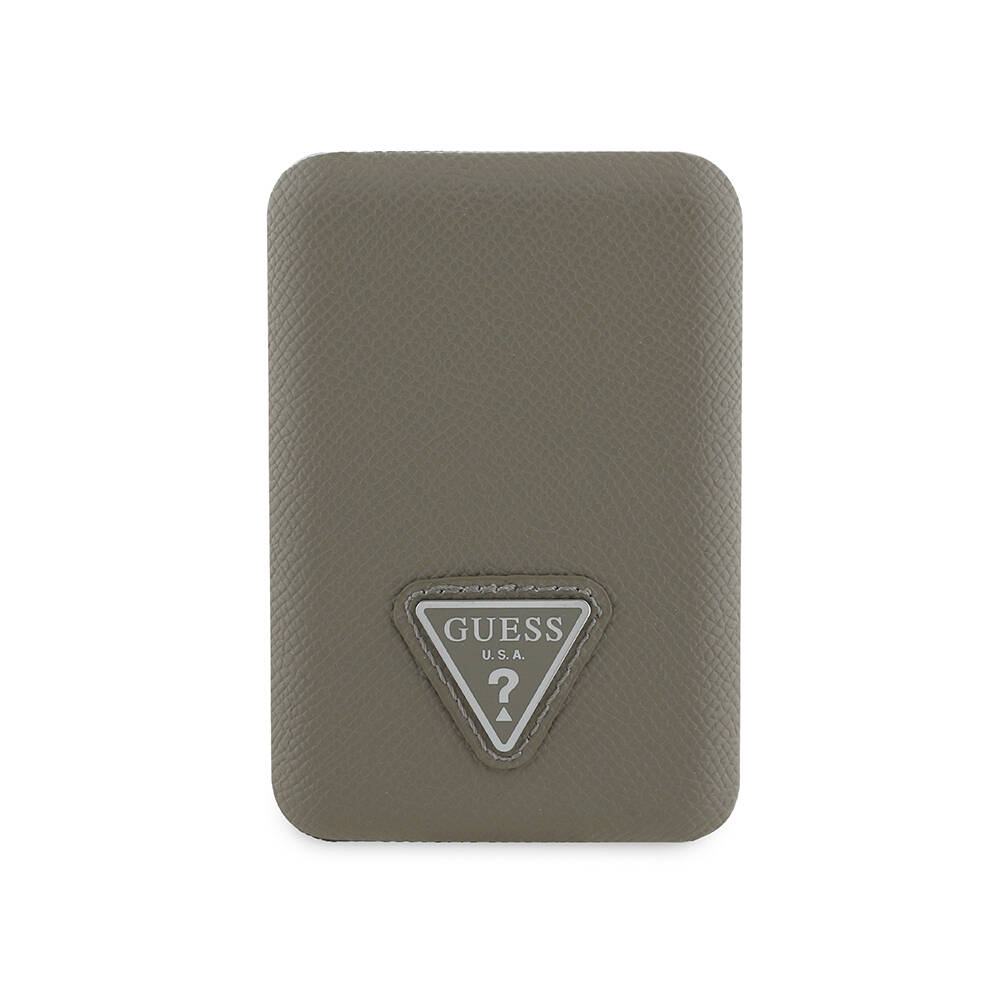 Guess Orjinal Lisanslı Dijital Led Göstergeli PU Deri Yüzey Üçgen Logolu Powerbank 5000mAh 15W - 3