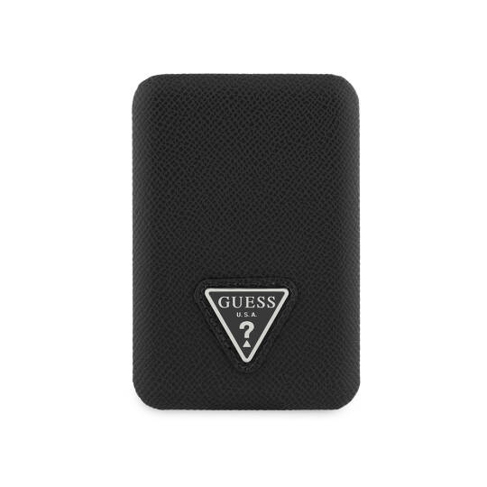 Guess Orjinal Lisanslı Dijital Led Göstergeli PU Deri Yüzey Üçgen Logolu Powerbank 5000mAh 15W - 2