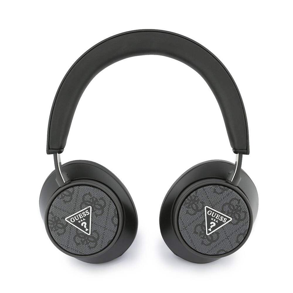 Guess Orjinal Lisanslı ENC PU 4G Desenli Üçgen Logolu Kulak Üstü Bluetooth Kulaklık - 3