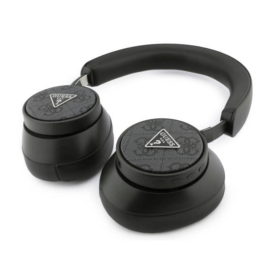 Guess Orjinal Lisanslı ENC PU 4G Desenli Üçgen Logolu Kulak Üstü Bluetooth Kulaklık - 5