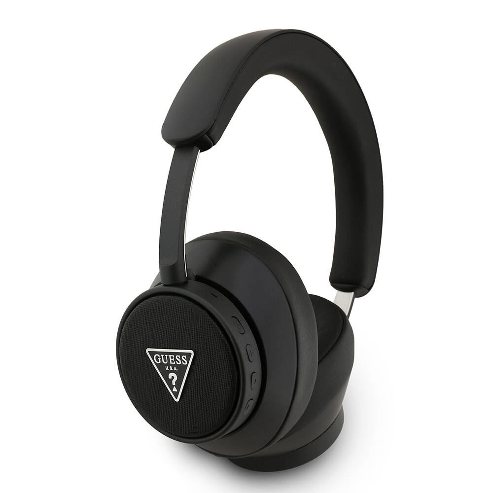Guess Orjinal Lisanslı ENC Üçgen Logolu Saffiano Kulak Üstü Bluetooth Kulaklık - 2