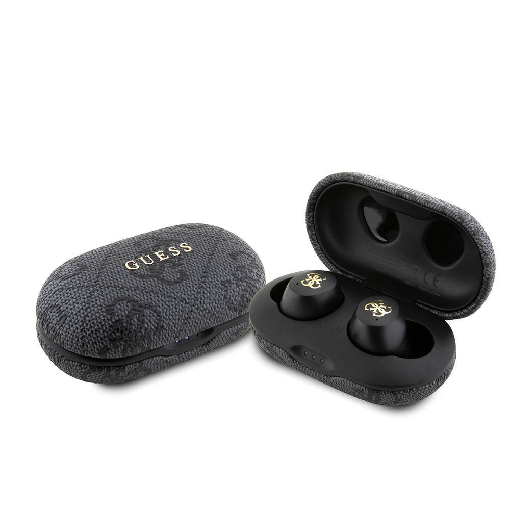 Guess Orjinal Lisanslı Klasik Metal Yazı Logolu TWS Kulak İçi Bluetooth Kulaklık - 5