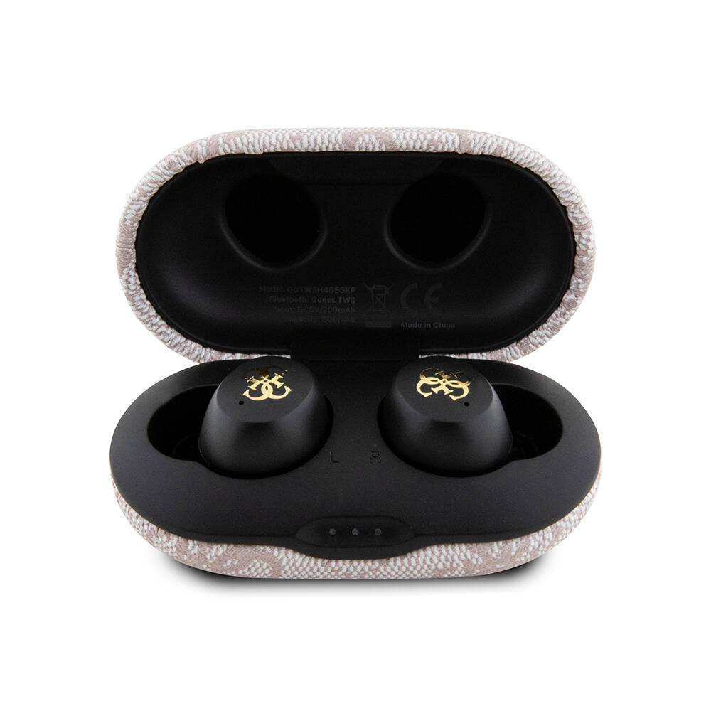 Guess Orjinal Lisanslı Klasik Metal Yazı Logolu TWS Kulak İçi Bluetooth Kulaklık - 19