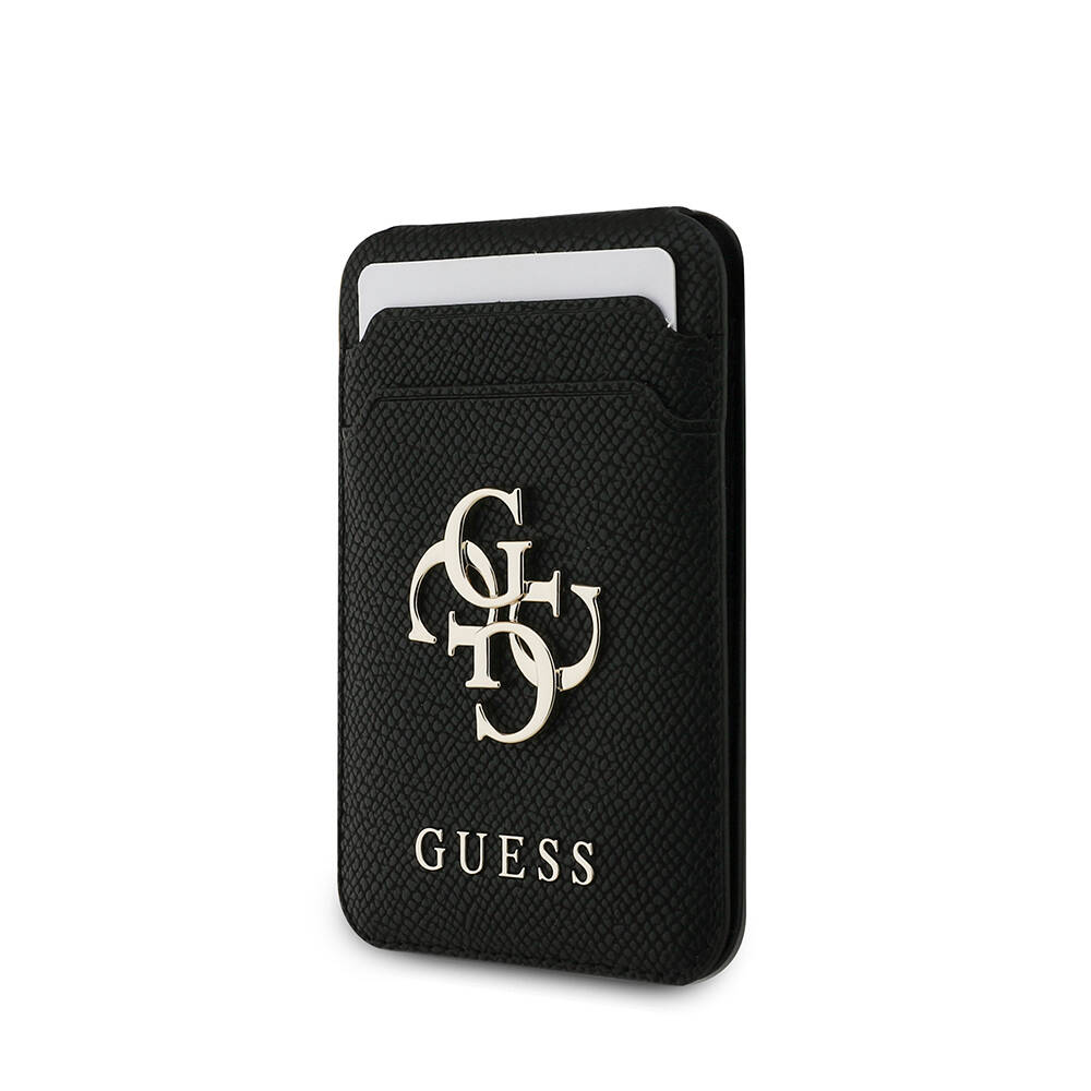 Guess Orjinal Lisanslı Metal Büyük 4G ve Yazı Logolu Standlı Magnetik Kartlık - 3