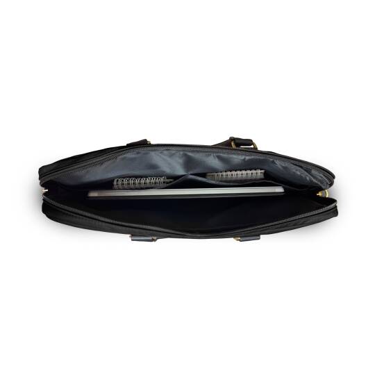Guess Orjinal Lisanslı Naylon Kumaş Metal Üçgen Logolu Omuz Askılı 15-16 inç Laptop Çantası - 6