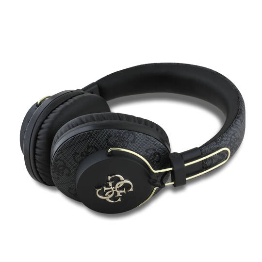 Guess Orjinal Lisanslı PU 4G Desenli Büyük Metal Logolu Kulak Üstü Bluetooth Kulaklık - 8