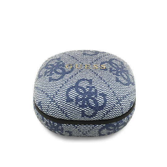 Guess Orjinal Lisanslı PU 4G Desenli Klasik Metal Yazı Logolu TWS Kulak İçi Bluetooth Kulaklık - 6