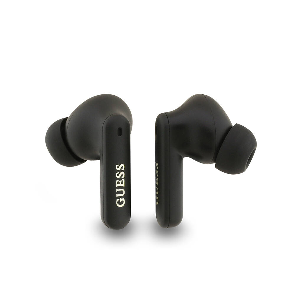 Guess Orjinal Lisanslı PU 4G Desenli Klasik Metal Yazı Logolu TWS Kulak İçi Bluetooth Kulaklık - 9