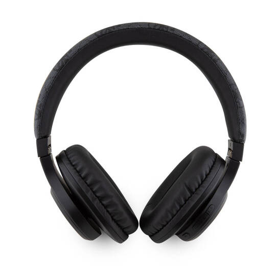 Guess Orjinal Lisanslı PU 4G Desenli Metal Yazı Logolu Tone On Tone Kulak Üstü Bluetooth Kulaklık - 6