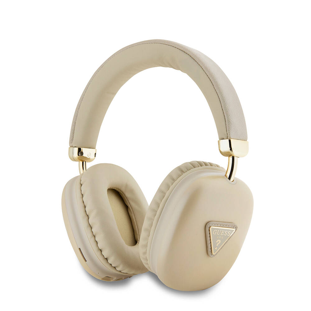 Guess Orjinal Lisanslı PU Üçgen Logolu Kulak Üstü Bluetooth Kulaklık - 2