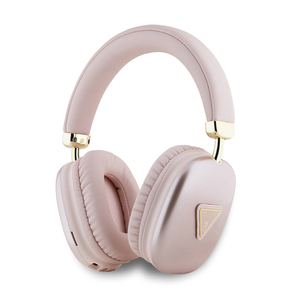 Guess Orjinal Lisanslı PU Üçgen Logolu Kulak Üstü Bluetooth Kulaklık - 1