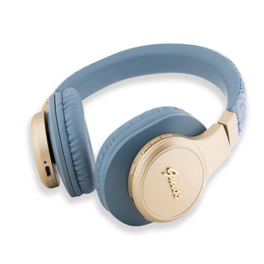 Guess Orjinal Lisanslı Script Gold Serisi Metal Yazı Logolu 4G Desenli Bluetooth Kulaklık - 8