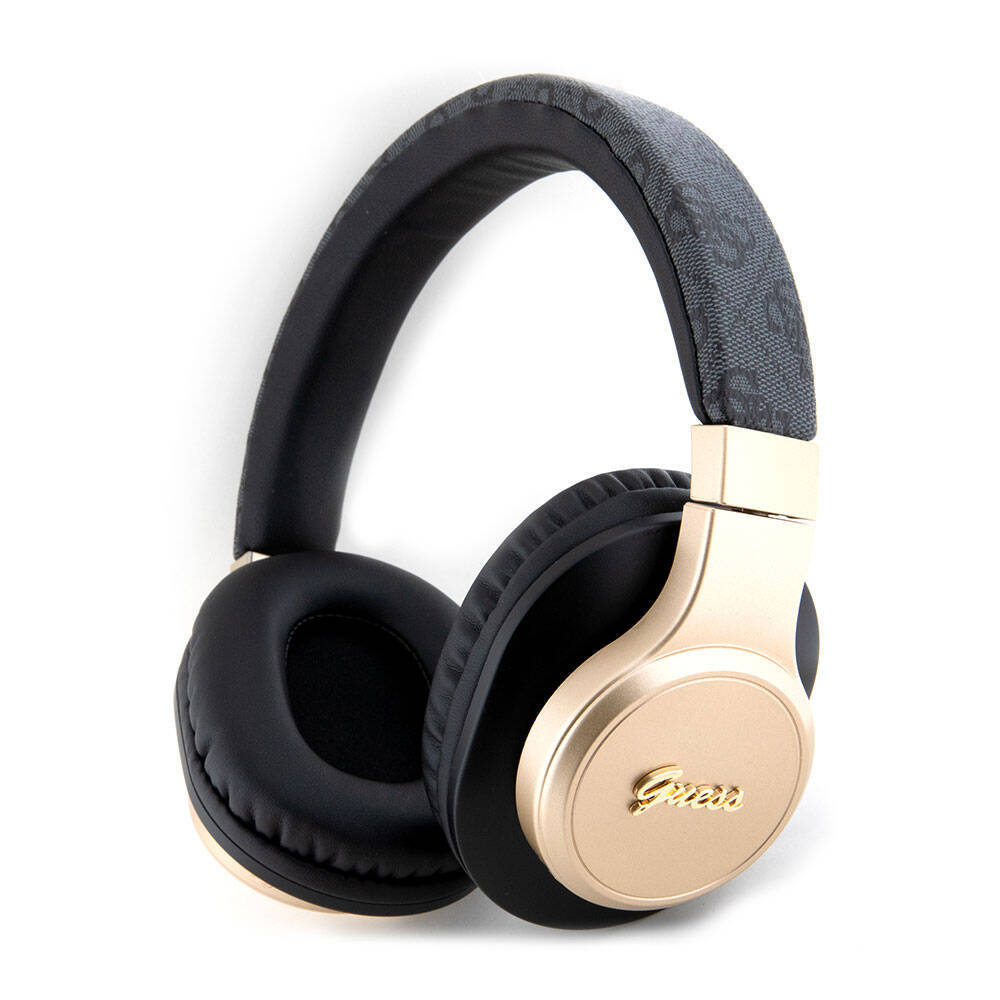 Guess Orjinal Lisanslı Script Gold Serisi Metal Yazı Logolu 4G Desenli Bluetooth Kulaklık - 4