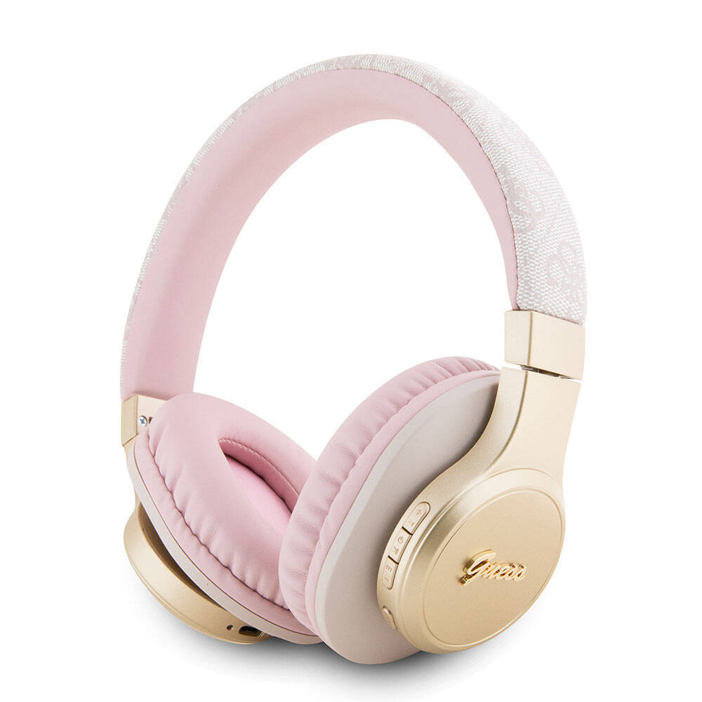 Guess Orjinal Lisanslı Script Gold Serisi Metal Yazı Logolu 4G Desenli Bluetooth Kulaklık - 3