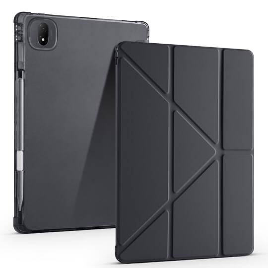 Honor MagicPad 2 Kılıf Zore Tri Folding Kalem Bölmeli Standlı Kılıf - 7
