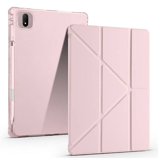 Honor MagicPad 2 Kılıf Zore Tri Folding Kalem Bölmeli Standlı Kılıf
