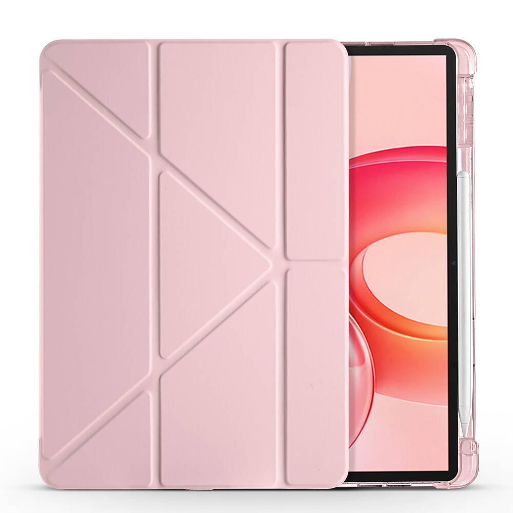 Honor Pad 10 12.1 Kılıf Zore Tri Folding Kalem Bölmeli Standlı Kılıf - 10