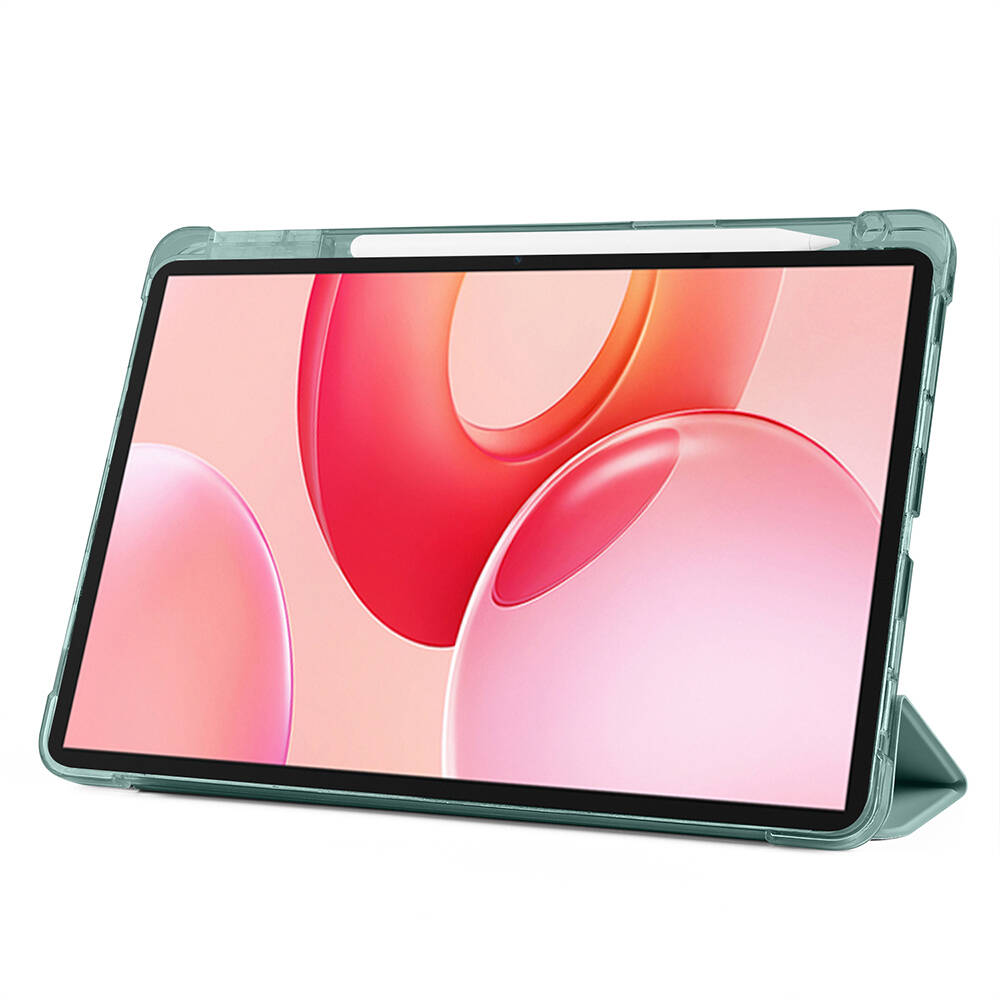 Honor Pad 10 12.1 Kılıf Zore Tri Folding Kalem Bölmeli Standlı Kılıf - 21