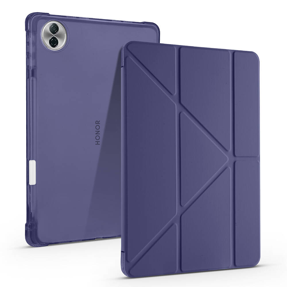 Honor Pad 10 12.1 Kılıf Zore Tri Folding Kalem Bölmeli Standlı Kılıf - 7