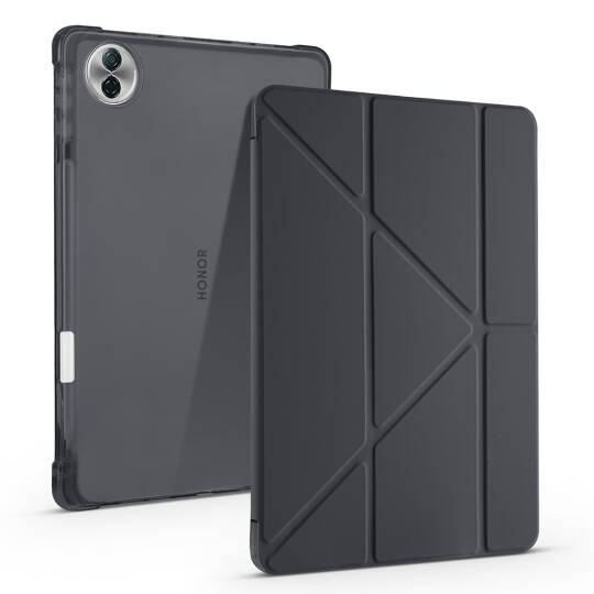 Honor Pad 10 12.1 Kılıf Zore Tri Folding Kalem Bölmeli Standlı Kılıf - 6