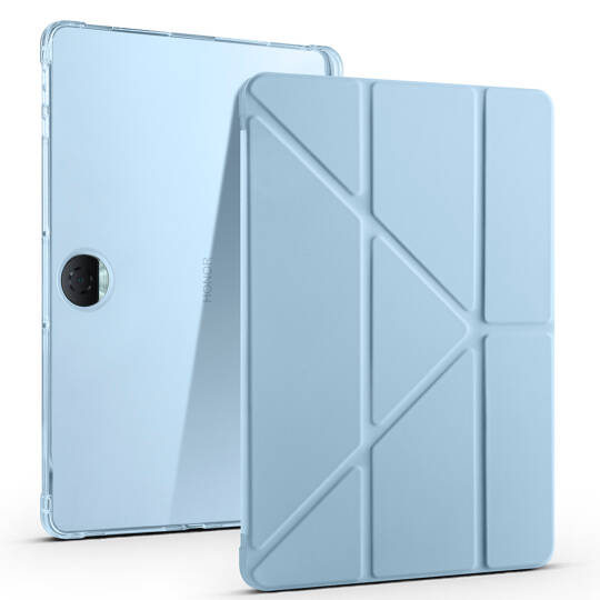 Honor Pad 9 Kılıf Zore Tri Folding Kalem Bölmeli Standlı Kılıf - 12