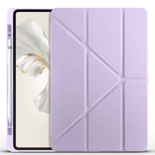 Honor Pad 9 Kılıf Zore Tri Folding Kalem Bölmeli Standlı Kılıf - 6