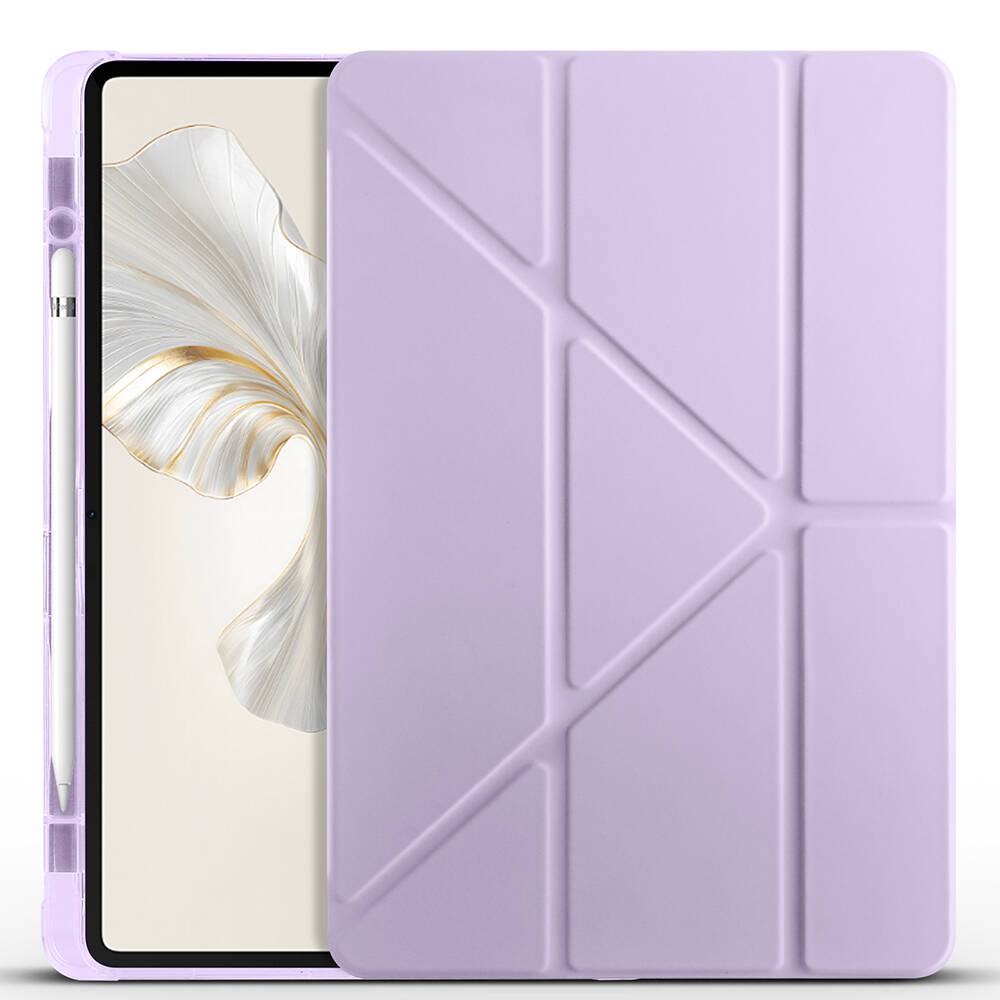 Honor Pad 9 Kılıf Zore Tri Folding Kalem Bölmeli Standlı Kılıf - 6