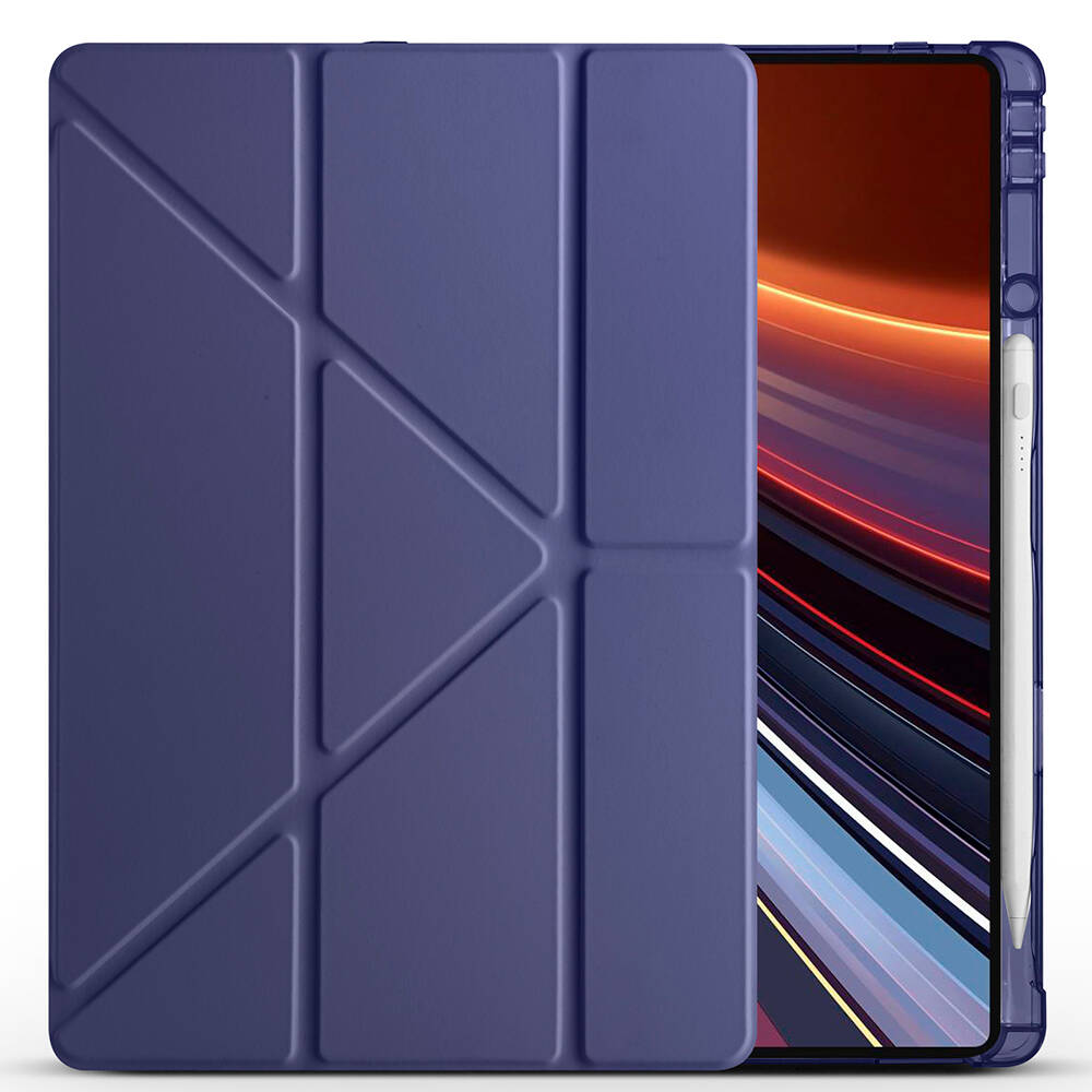 Honor Pad GT Pro Kılıf Zore Tri Folding Kalem Bölmeli Standlı Kılıf - 8
